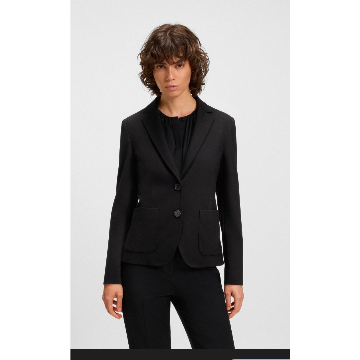 Hugo Boss Women Jonalahra Slim Fit Black Blazer Xs 0 Nwt